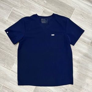 FIGS- men’s large scrub top- NAVY